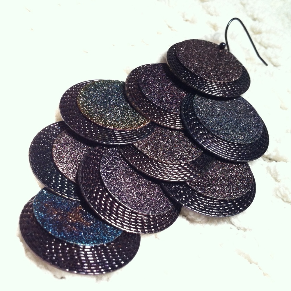 Metal Statement earrings - Picture 2 of 7